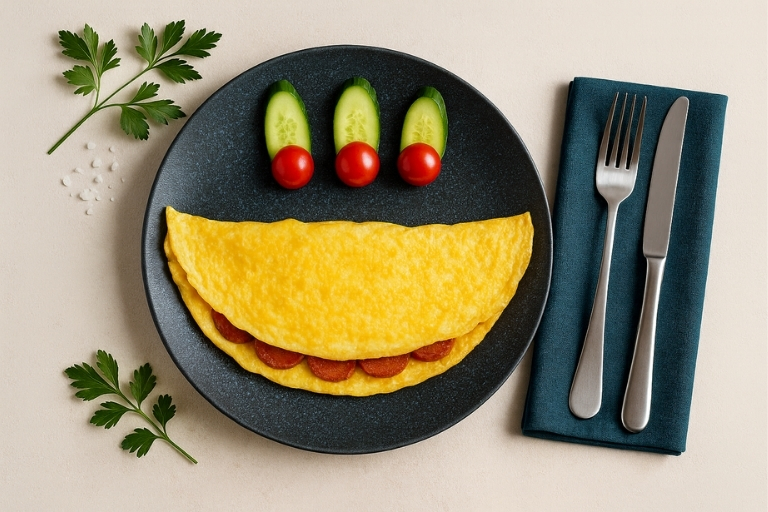 SUCUKLU OMLET